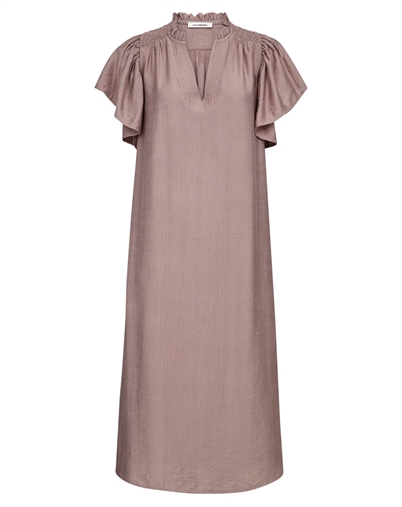 Co'Couture - Hera CC Frill Kleid - Old Rose